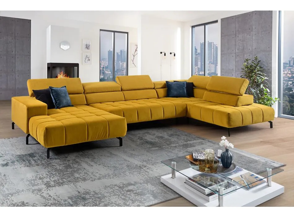 Kotna sedežna garnitura MESSAGE