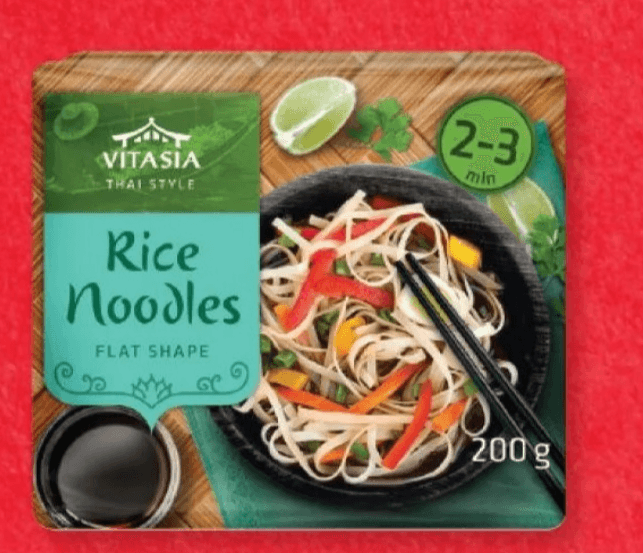 VITASIA Riževi rezanci 200 g - Akcija v trgovini Lidl