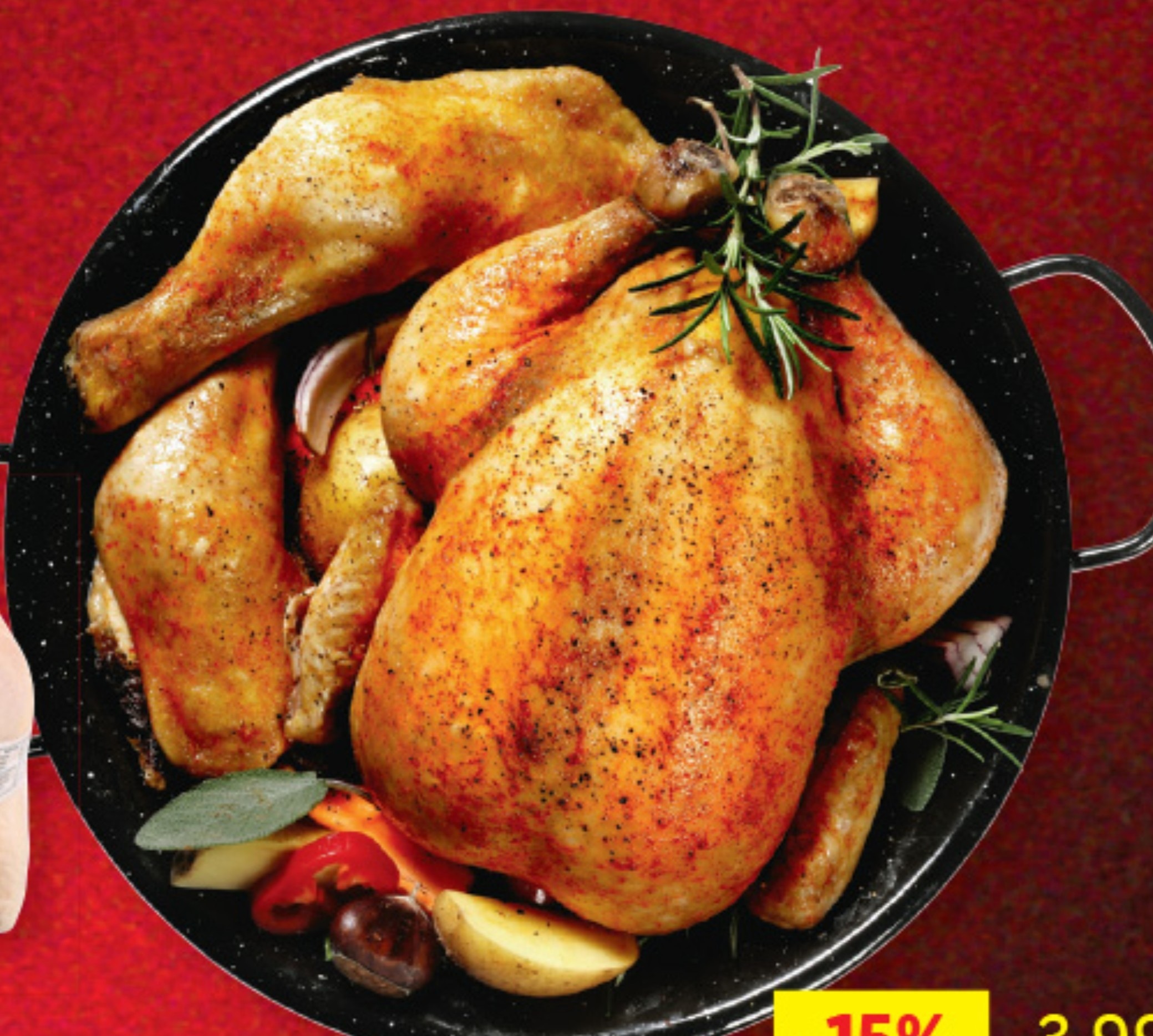 Naše nam paše Svež piščanec z dodanimi bedri pribl. 2 kg