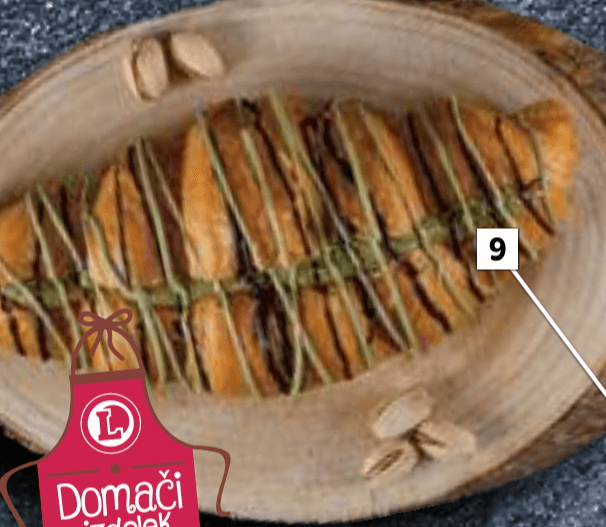 Domači masleni rogljič na dubajski način