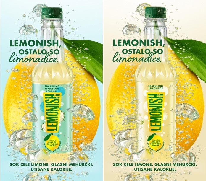 Pijača Lemonish 0,4 l / 1,25 l