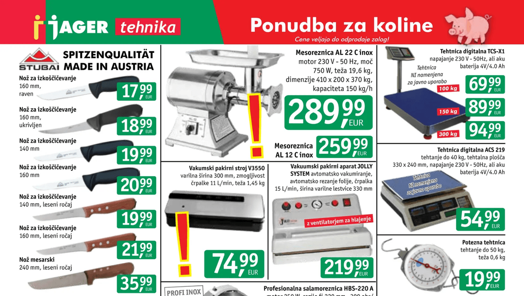 Jager katalog Tehnika od 22.10. do 28.10.2025