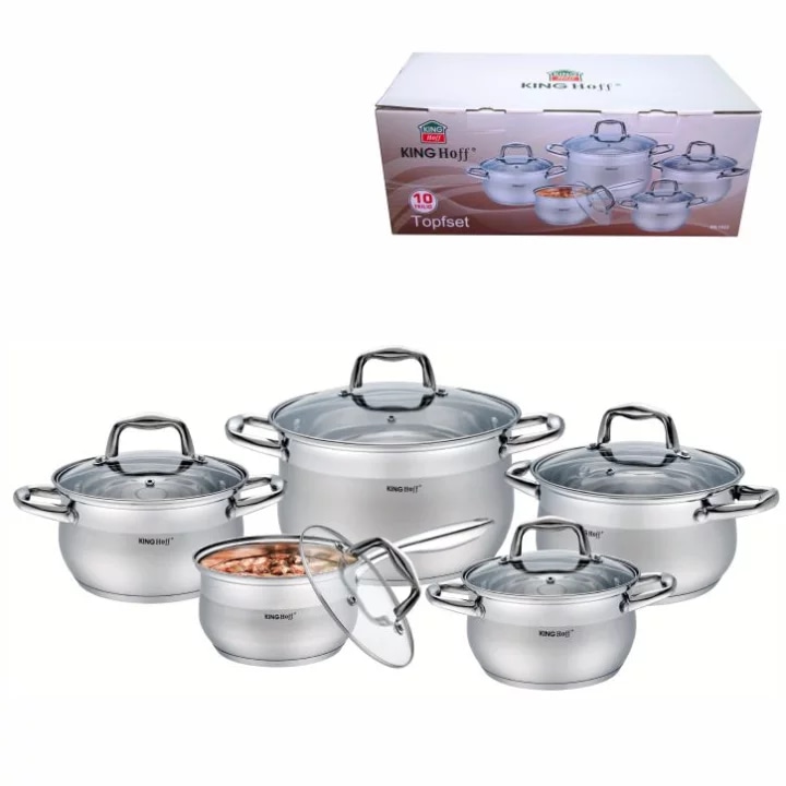 Set posode s pokrovkami 8/1