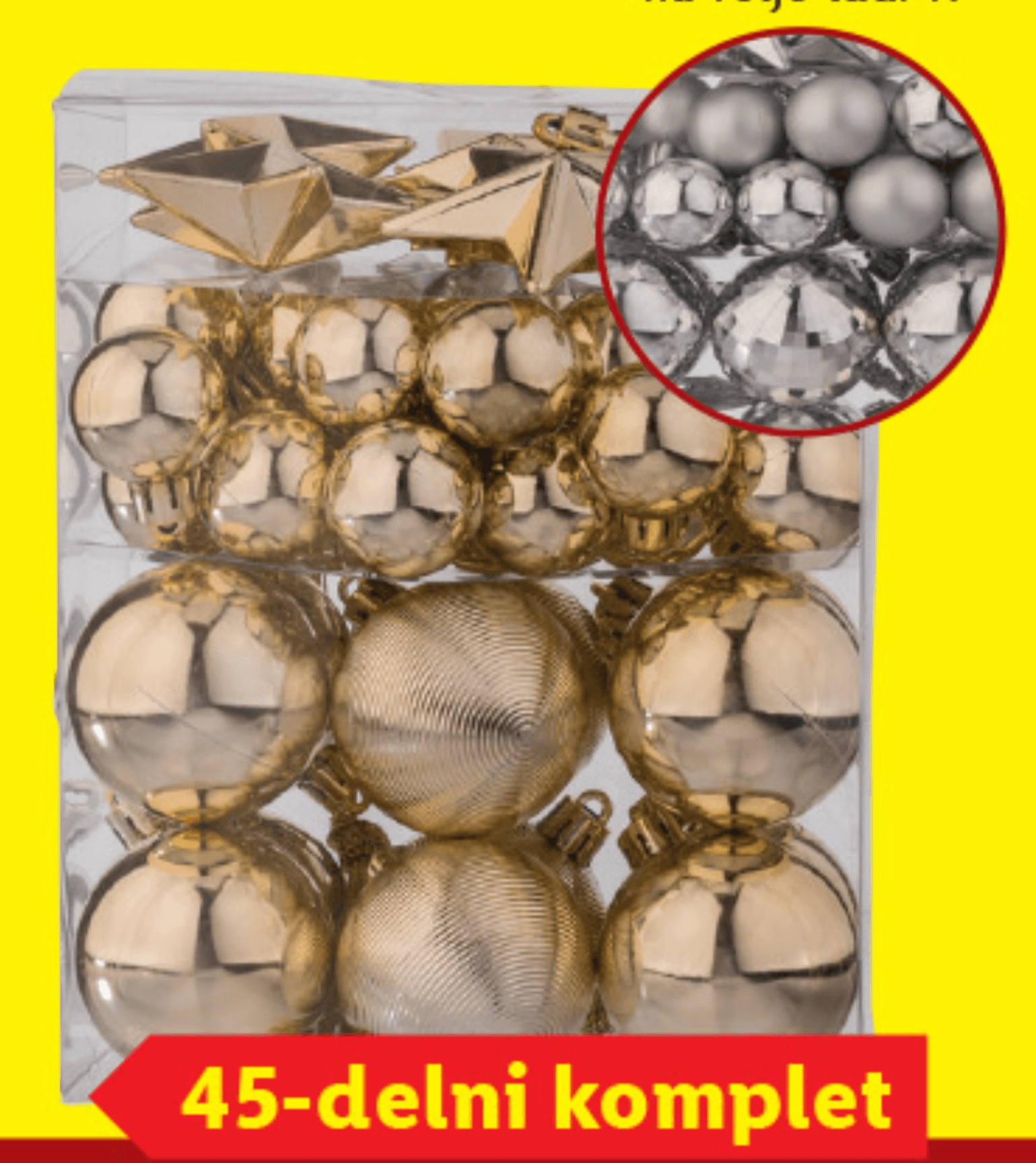 LIVARNO home Izbor okraskov za božično drevo kompl.