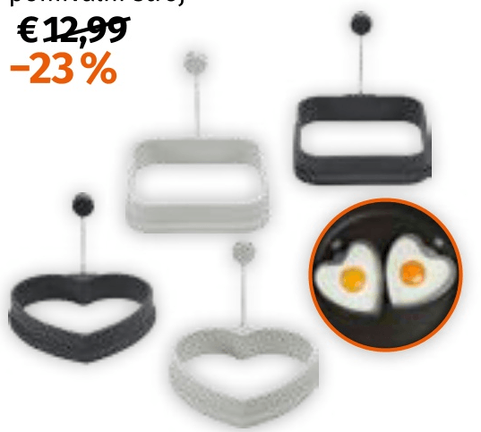 Lurch Oblikovalec jajc set 2 kosov