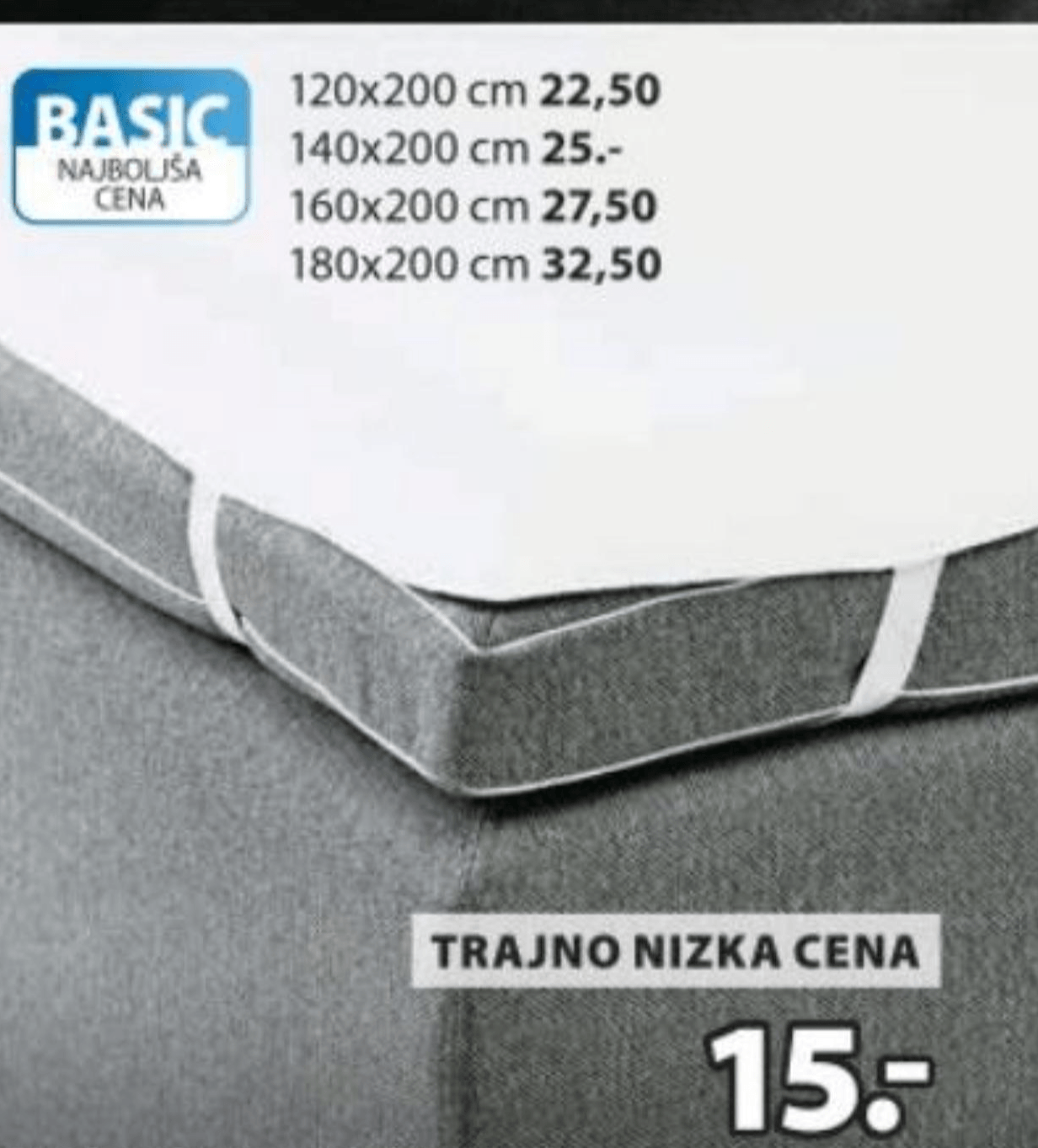 Vodoodporna rjuha ANITA