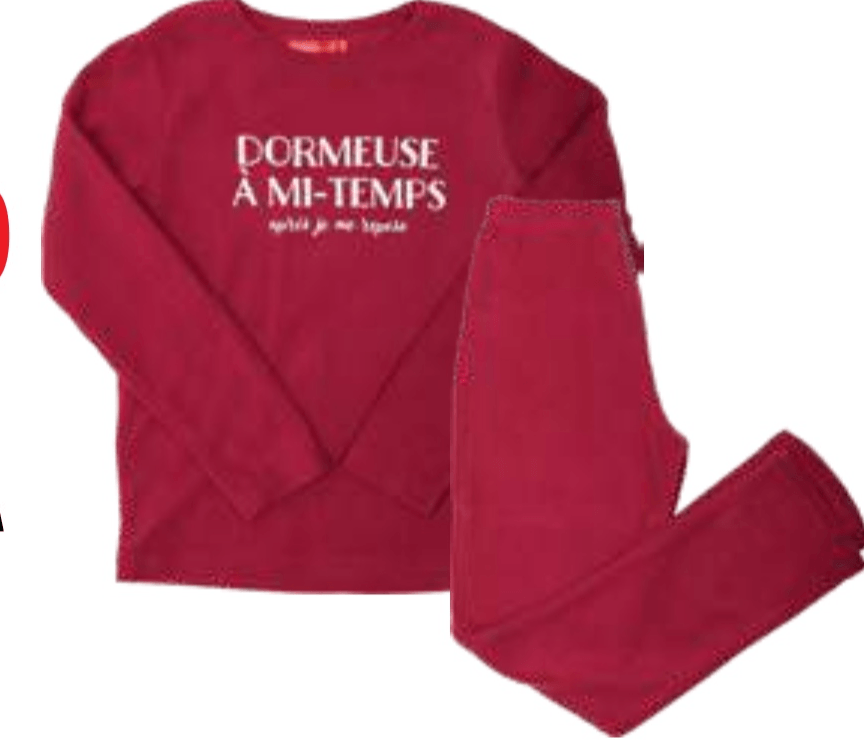 DEKLIŠKA TOPLA PIŽAMA