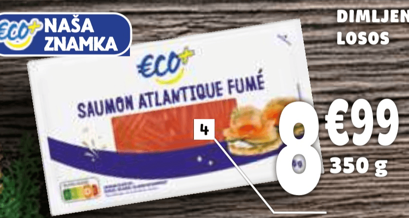 Dimljeni atlantski losos 350 g