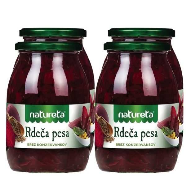 Rdeča pesa Natureta 4 x 1000 g