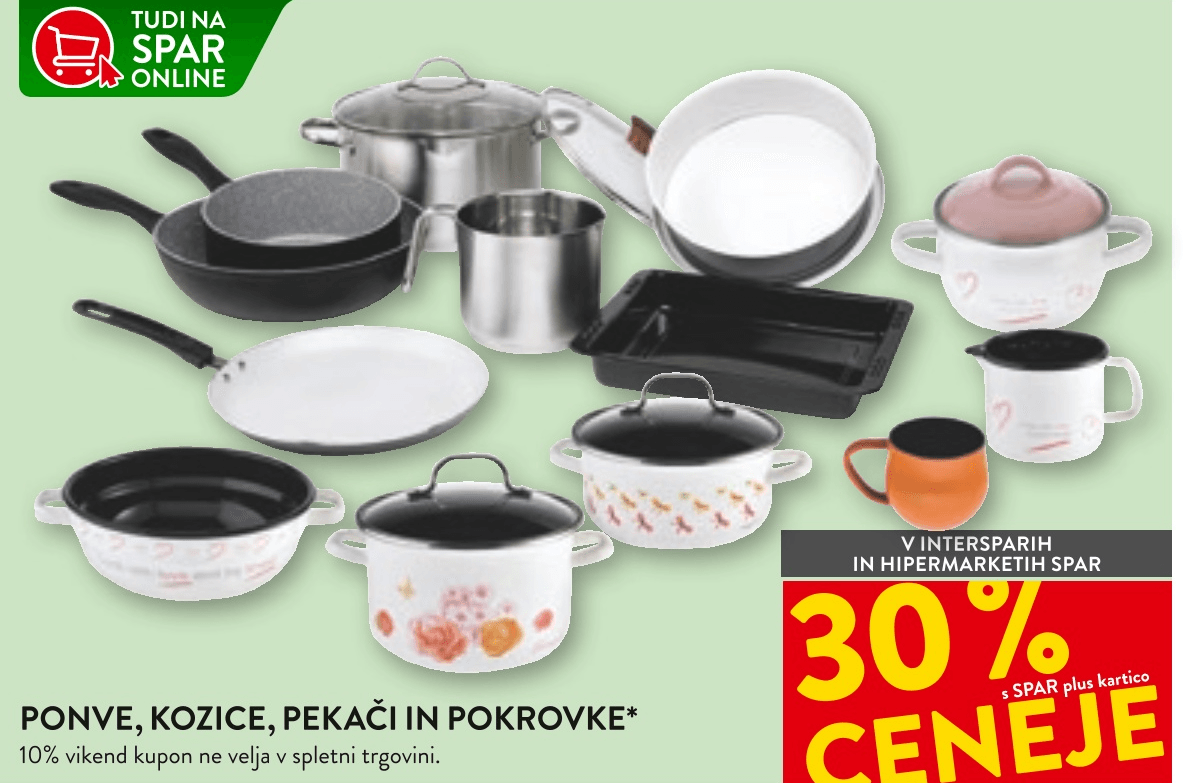 Ponve, kozice, pekači in pokrovke