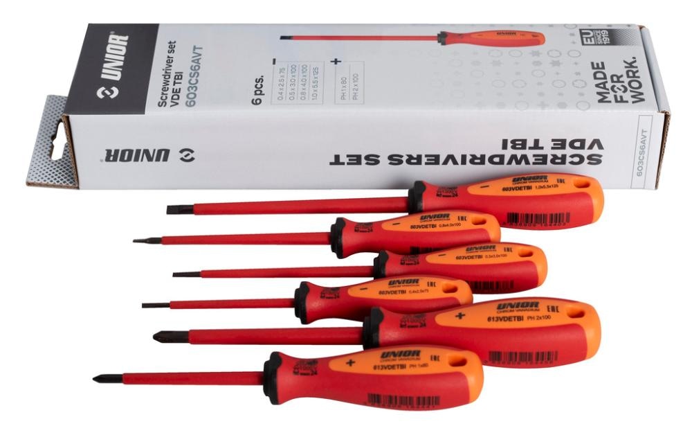 Set električnih izvijačev UNIOR VDE