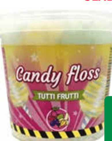 Sladkorna pena Tutti Frutti 50 g - Akcija v trgovini Jager