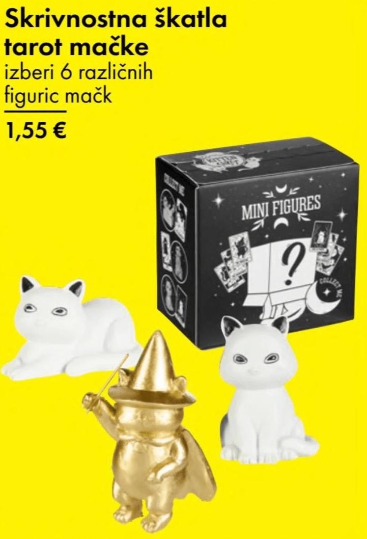 Skrivnostna škatla tarot mačke