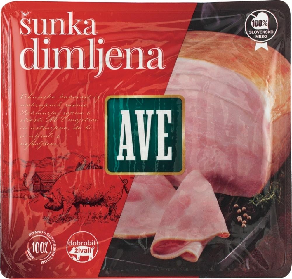 Narezek šunka Panonija AVE 100 g - Akcija v trgovini Mercator