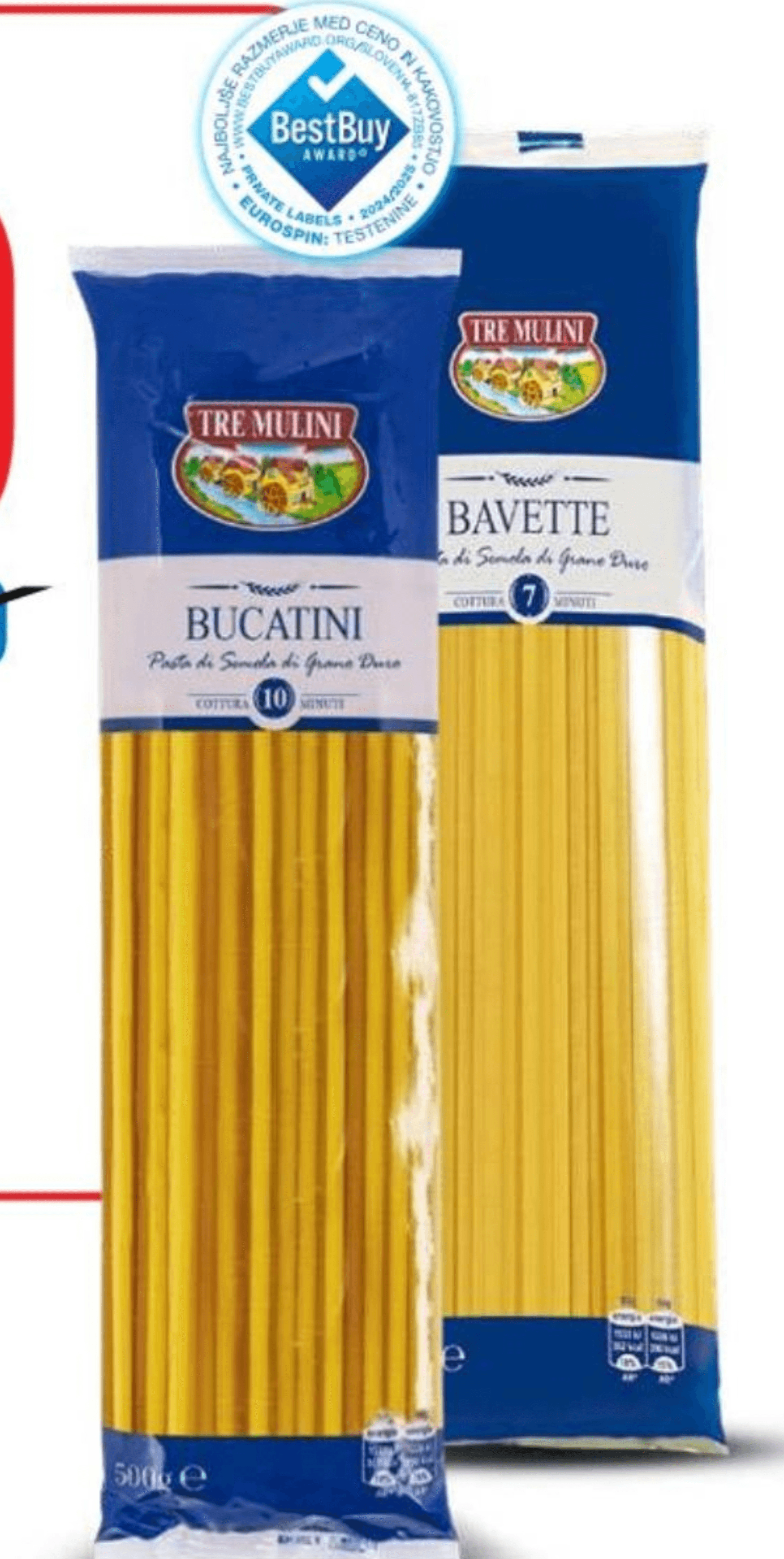 Tre Mulini Testenine Bavette/Bucatini 500 g