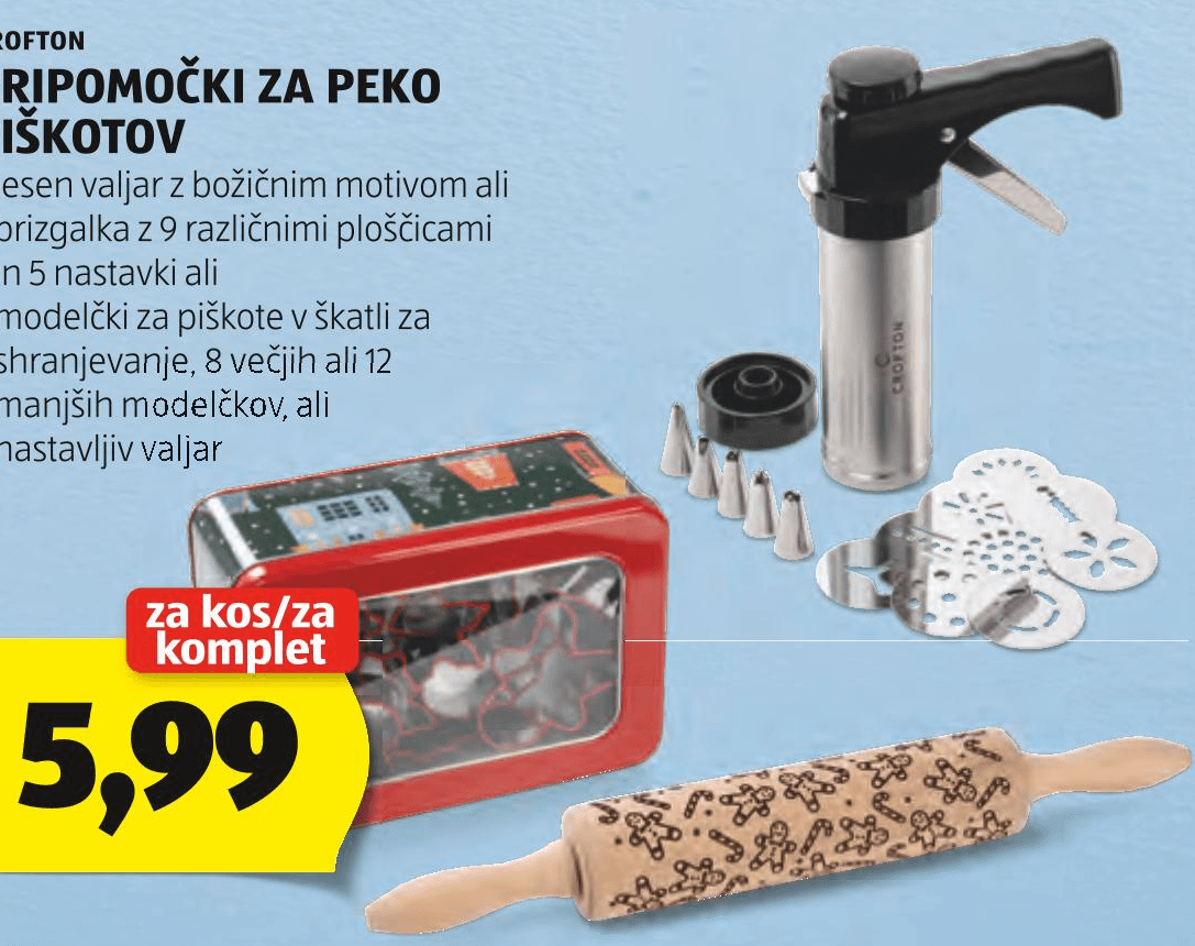 Pripomočki za peko piškotov