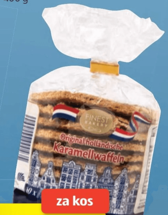 Finest Bakery Karamelni vaflji 400 g
