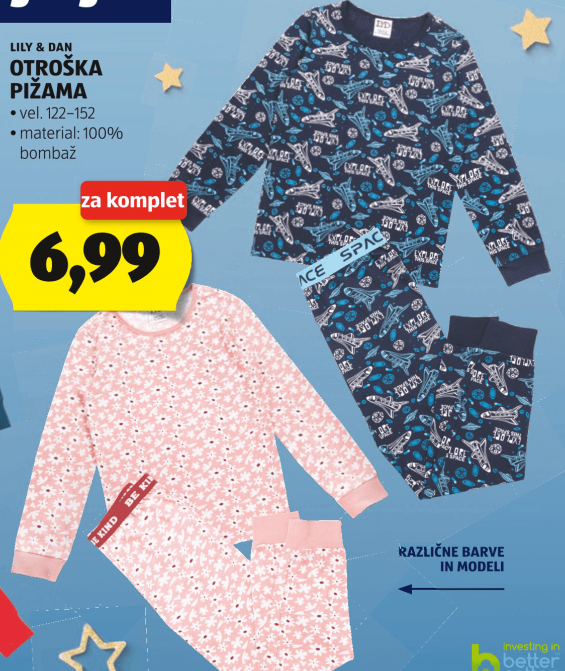 Lily & Dan Otroška pižama