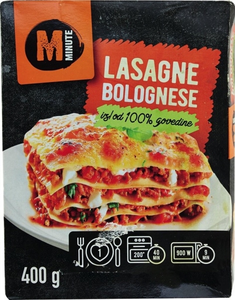 Mesna lazanja Minute 400g