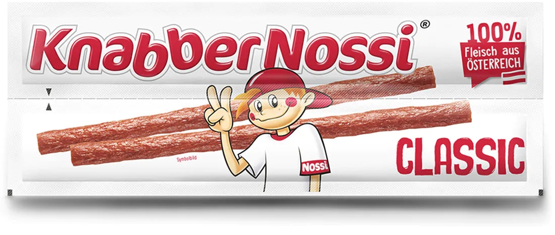 Mesni prigrizek Knabber Nossi 25 g