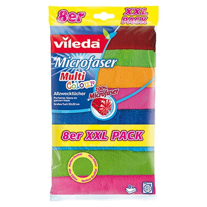Vileda Krpe iz mikrovlaken 'Multi Colour' 8 kosov Vileda