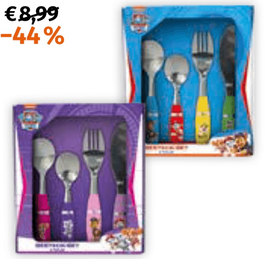 Paw Patrol Otroški set jedilnega pribora