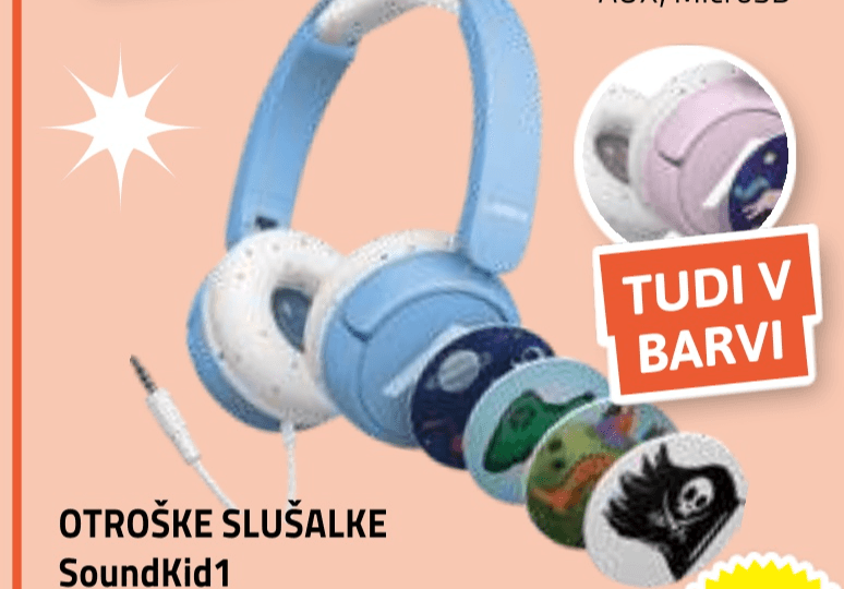 LAMAX Otroške slušalke SoundKid1