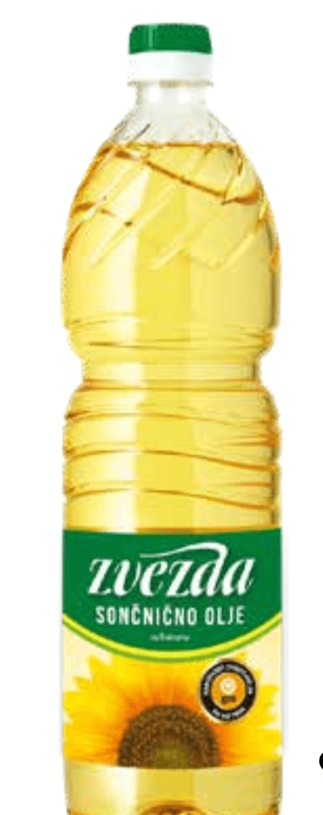 Sončnično olje Zvezda 1 l