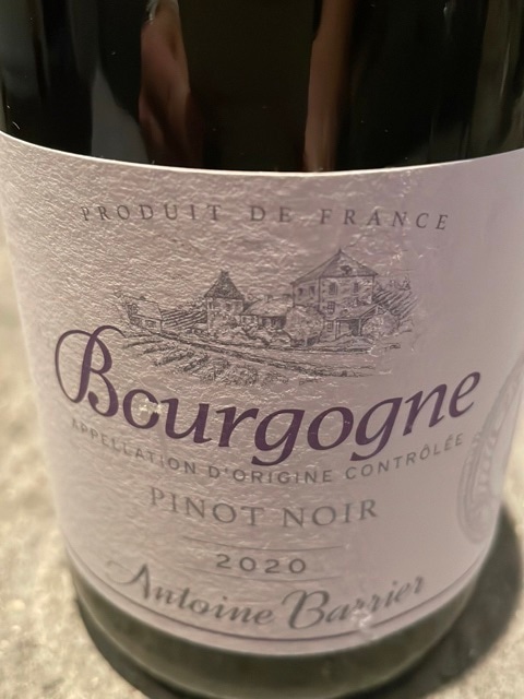 Pinot Noir Antoine Barrier Pinot Noir 0,75 l