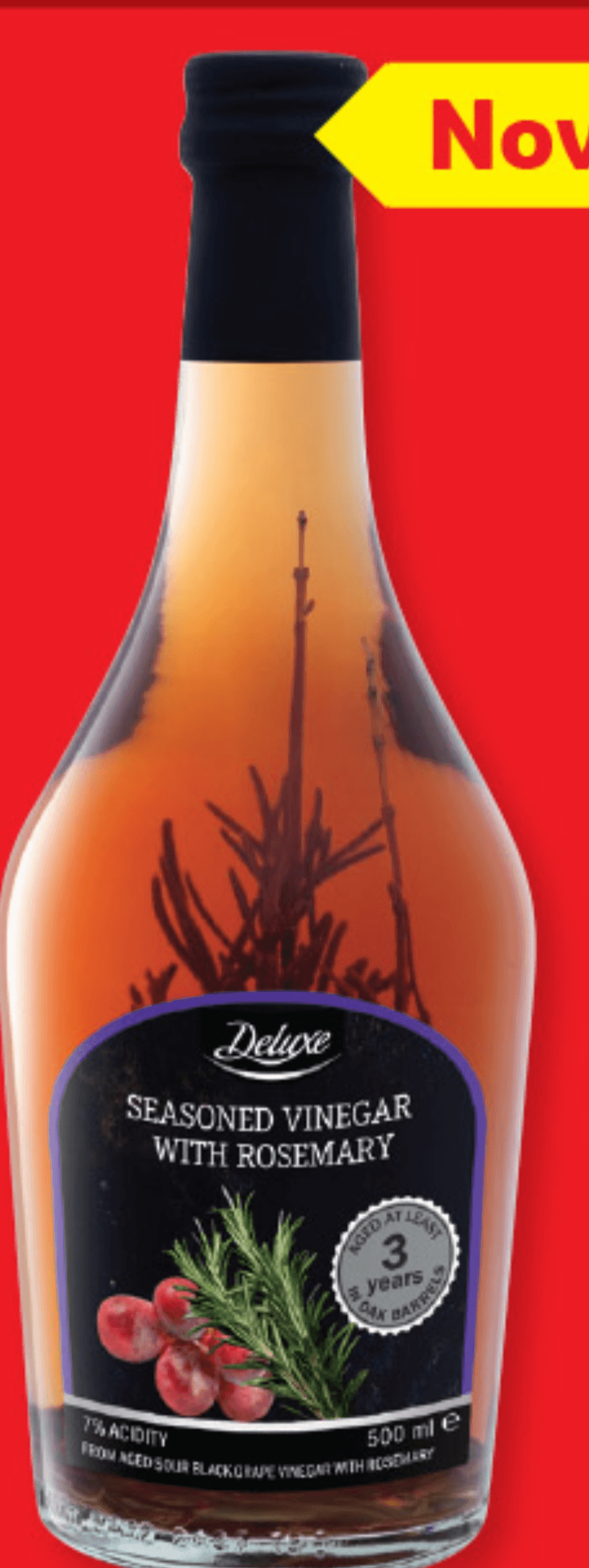 Deluxe Staran vinski kis z rožmarinom 500 ml