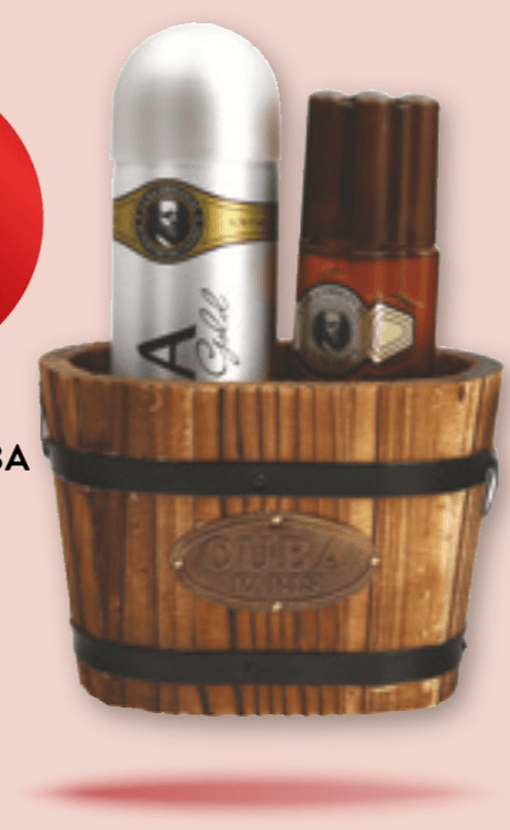 Darilni set Cuba Gold Champs 200 ml, 100 ml