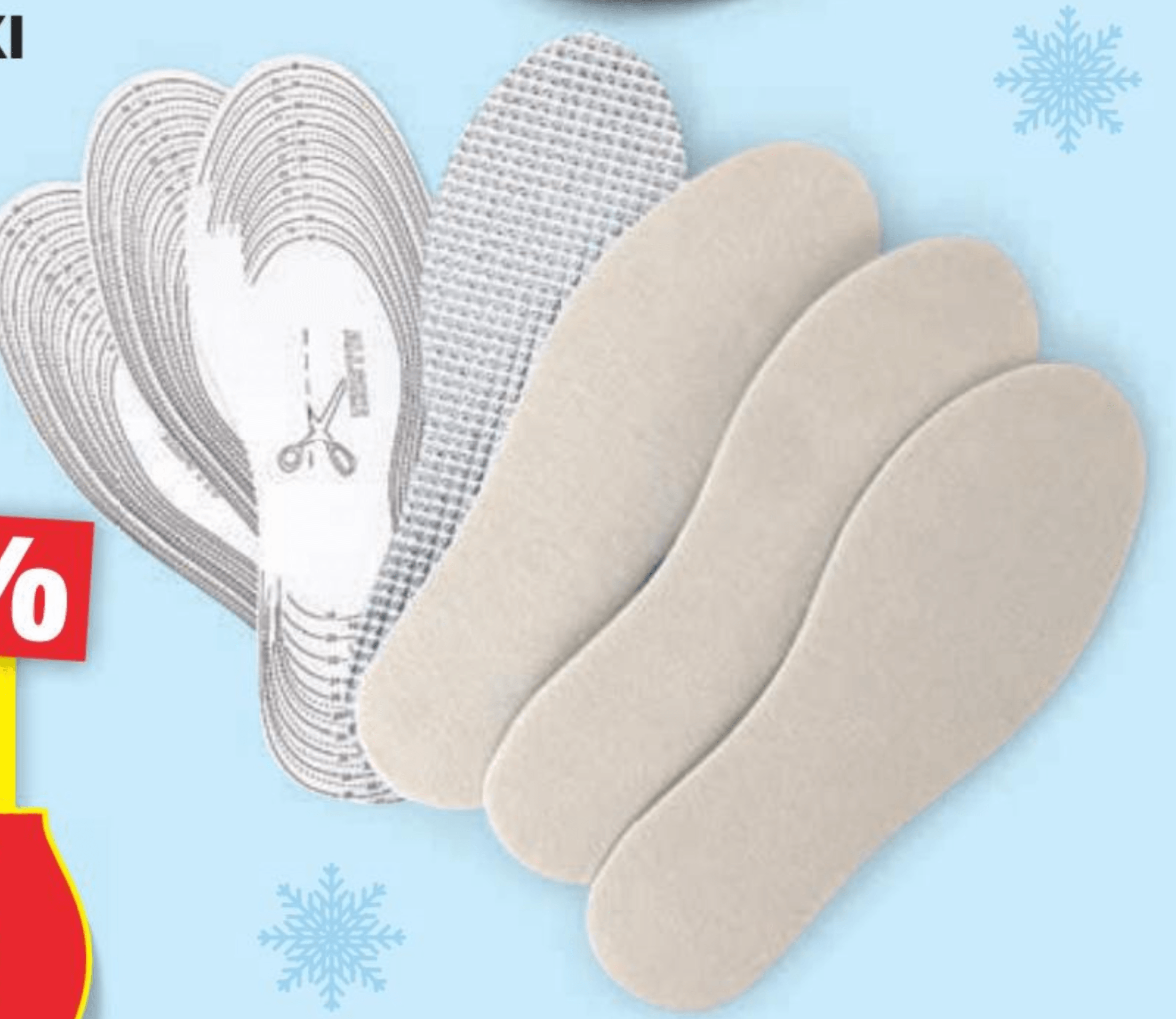 Univerzalni volneni vložki za čevlje 2 para