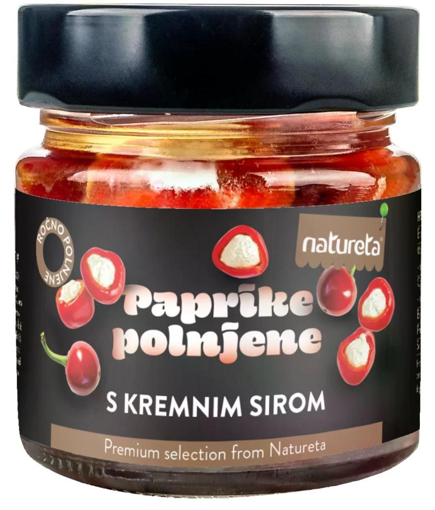 Natureta Paprike polnjene s kremnim sirom 220 g