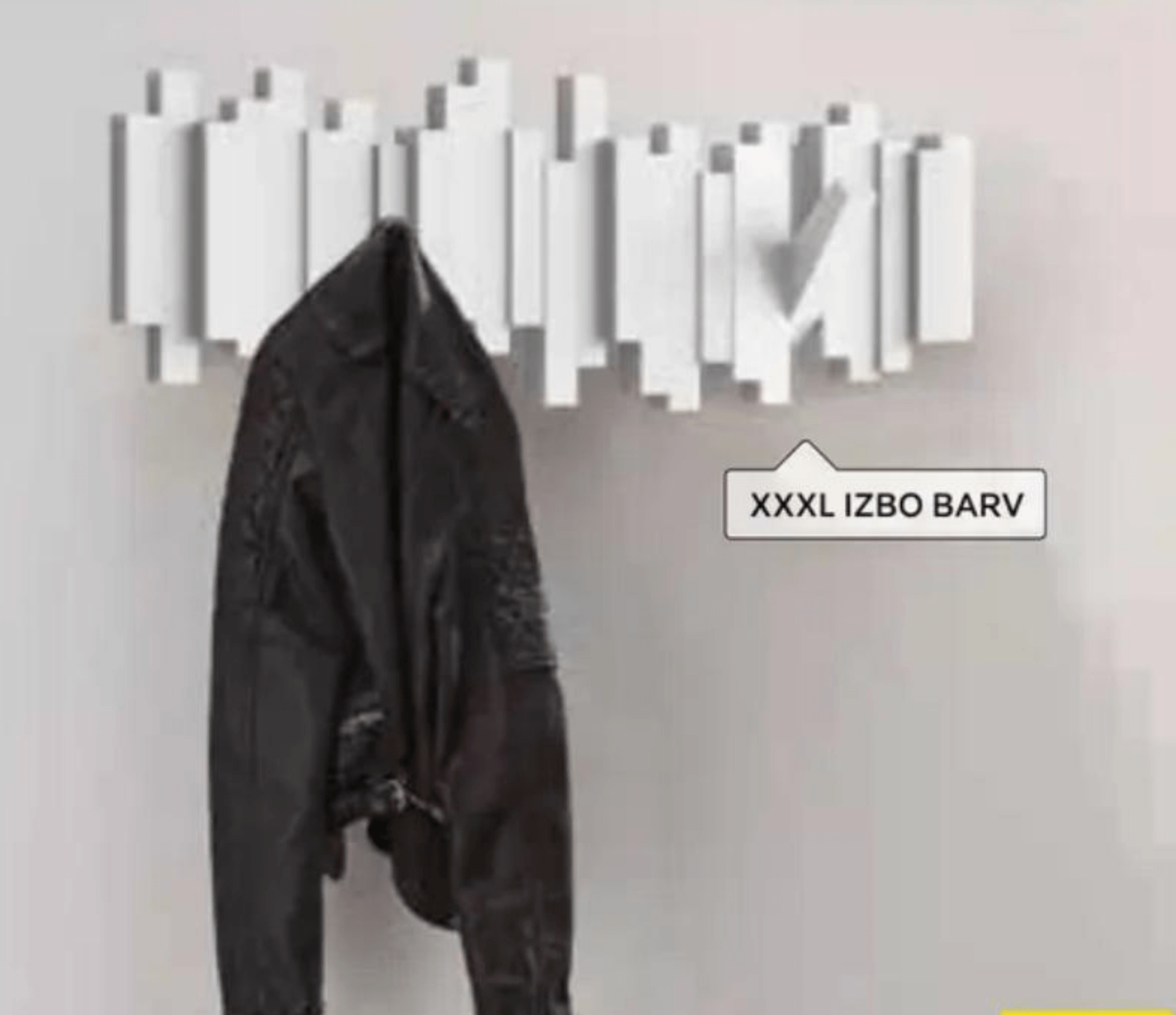 Stenski obešalnik „MULTI" 46 X 18 cm - Akcija v trgovini Lesnina