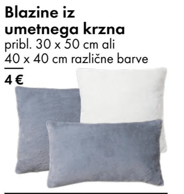Blazine iz umetnega krzna