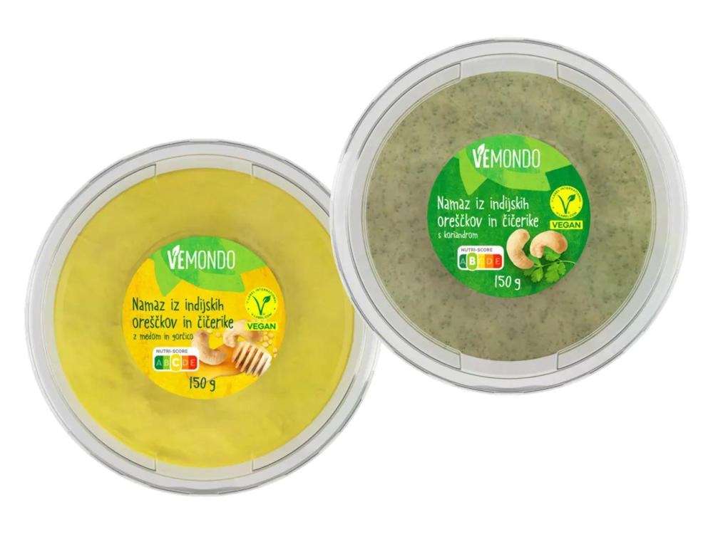 Vemondo Veganski namaz iz indijskih oreščkov in čičerike 150 g