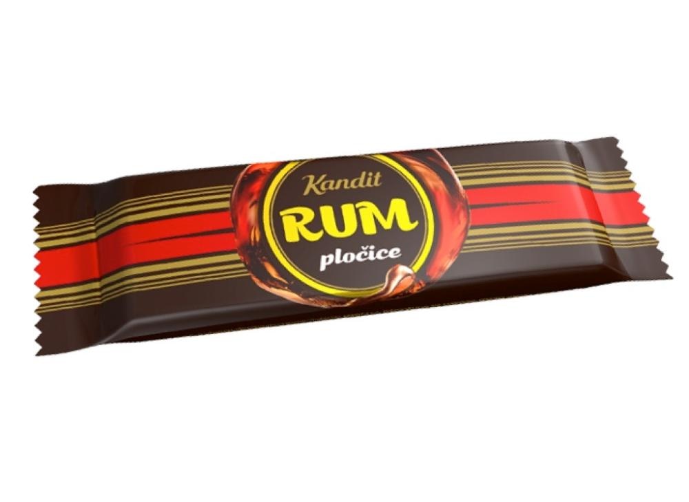 Čokolada rum ploščica Kandit 182 g