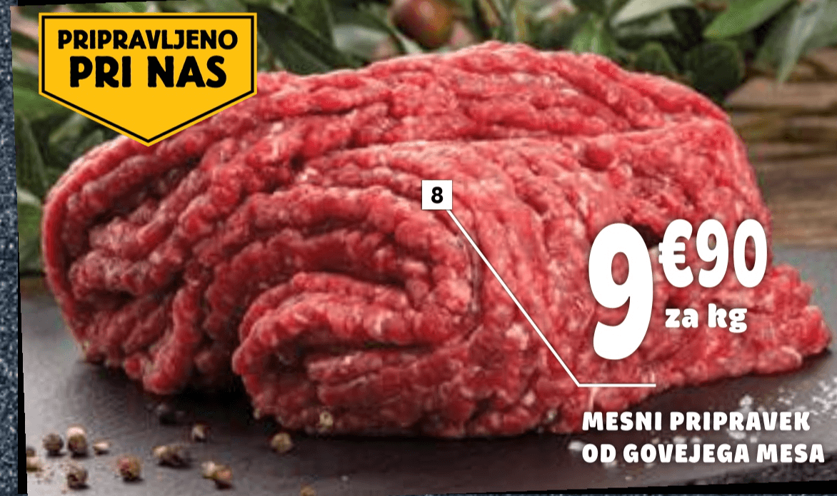 Mesni pripravek od govejega mesa