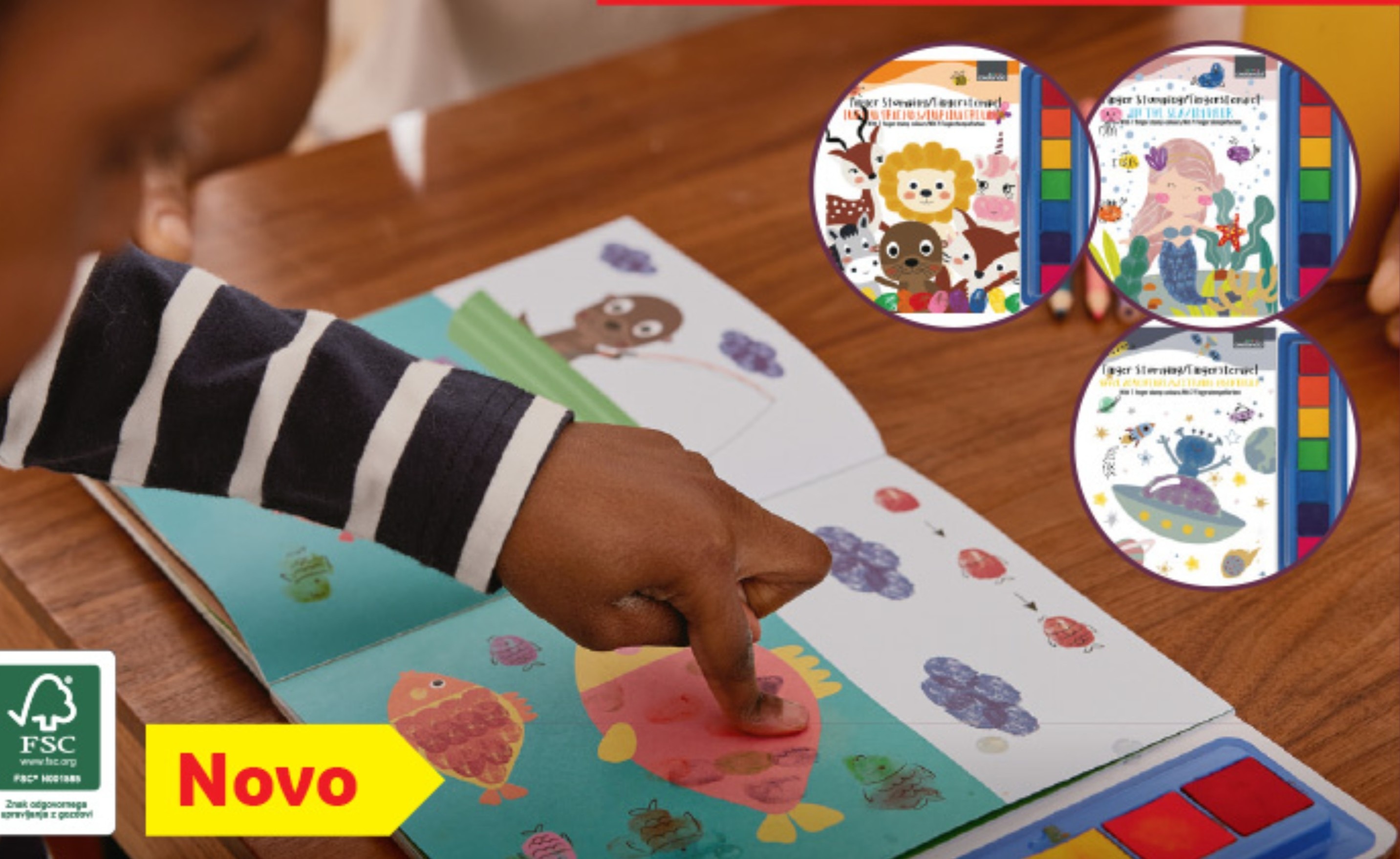 Crelado Komplet prstnih štampiljk