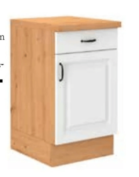 Xora kuhinjski element, spodnja omarica z 1 predalom, 50 X 91 X 60 cm