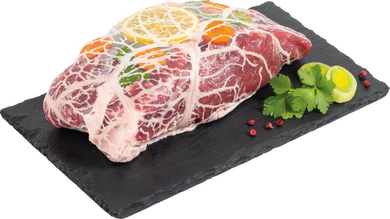 Mrežna pečenka iz svinjskega vratu