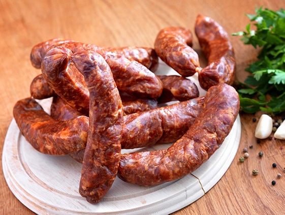 Suha domača salama Mesarstvo Čadež