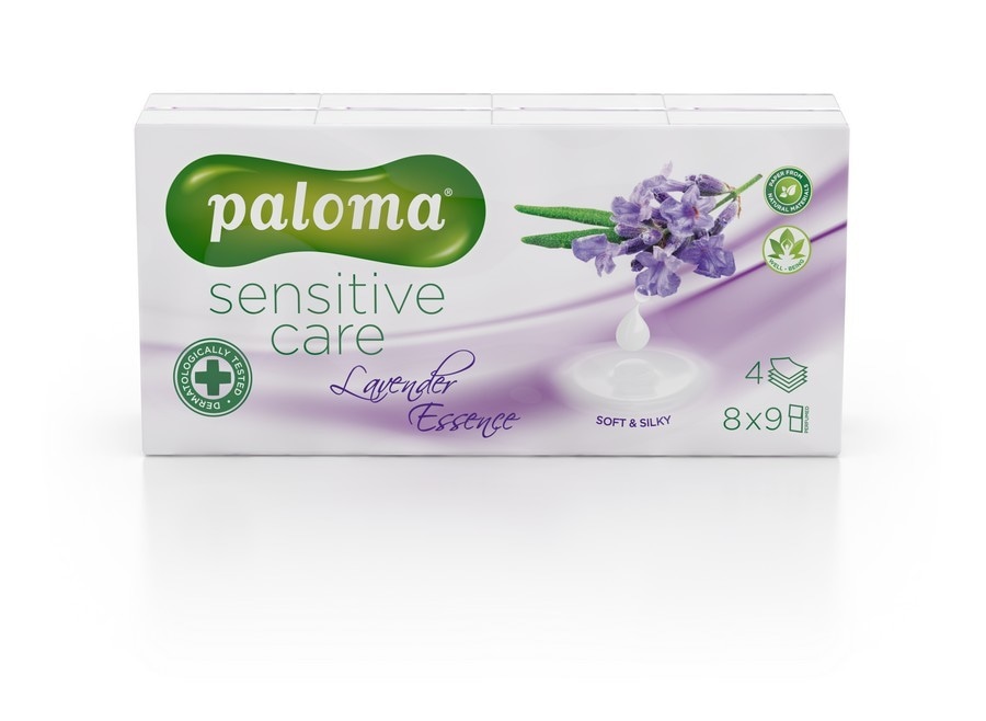 Papirnati robčki Paloma Sensitive Care 8/1
