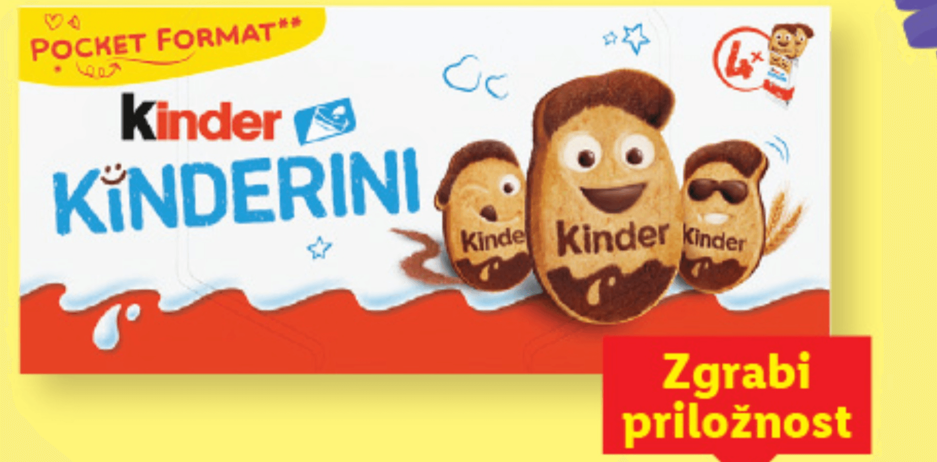 Kinder Kinderini 100 g - Akcija v trgovini Lidl