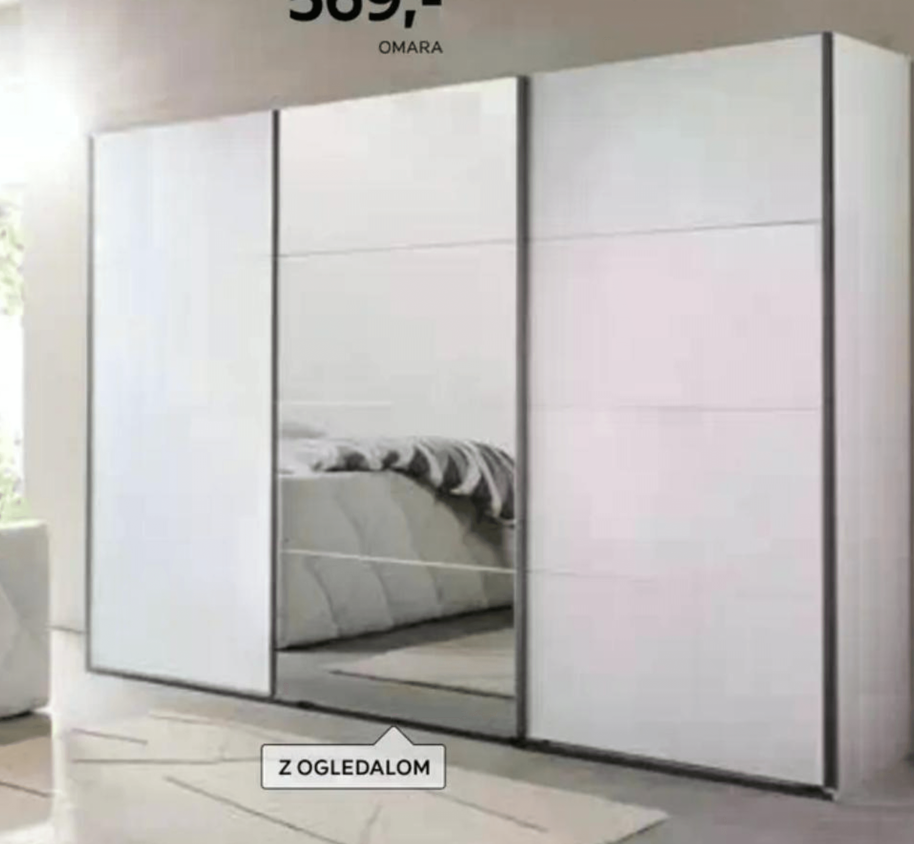 Omara dim. 270 X 210 X 65 cm - Akcija v trgovini Lesnina