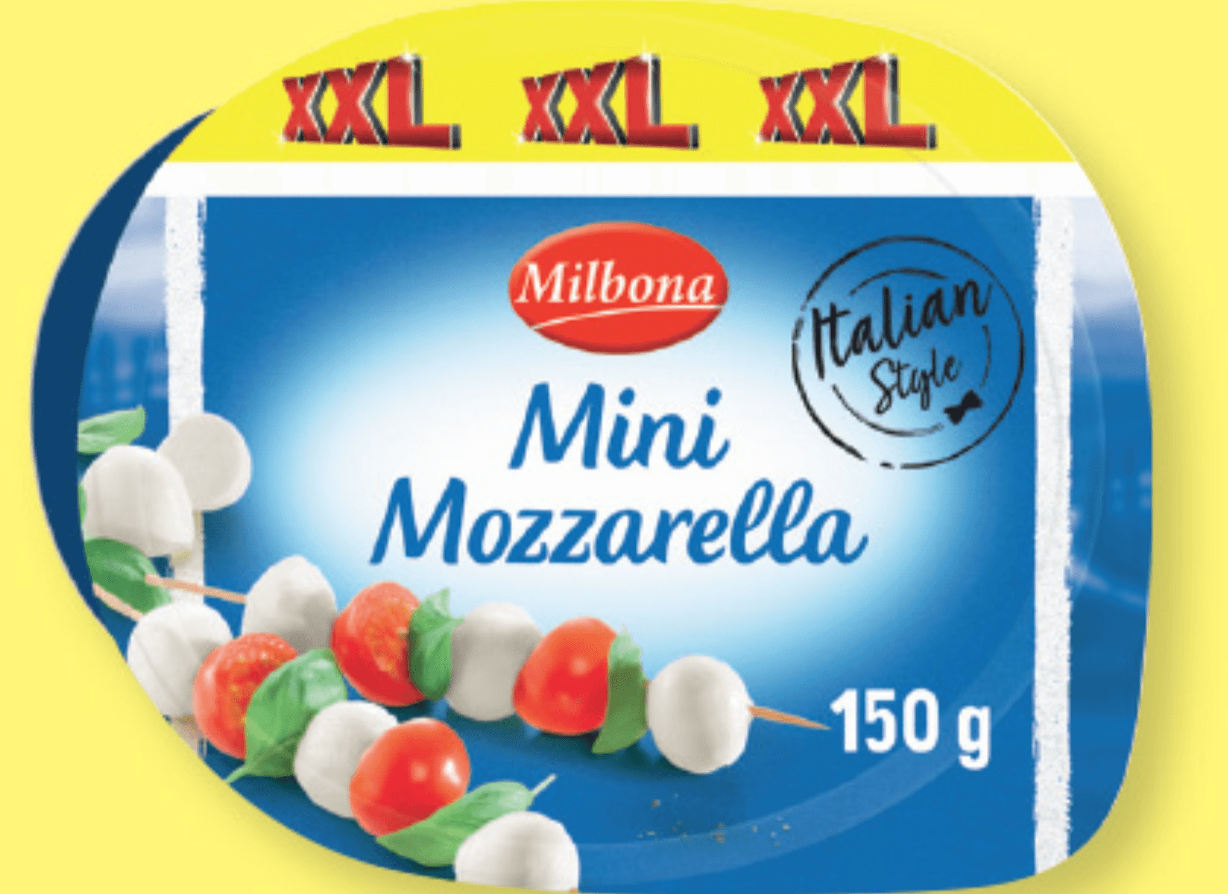 Milbona Mini mozzarella XXL 150 g