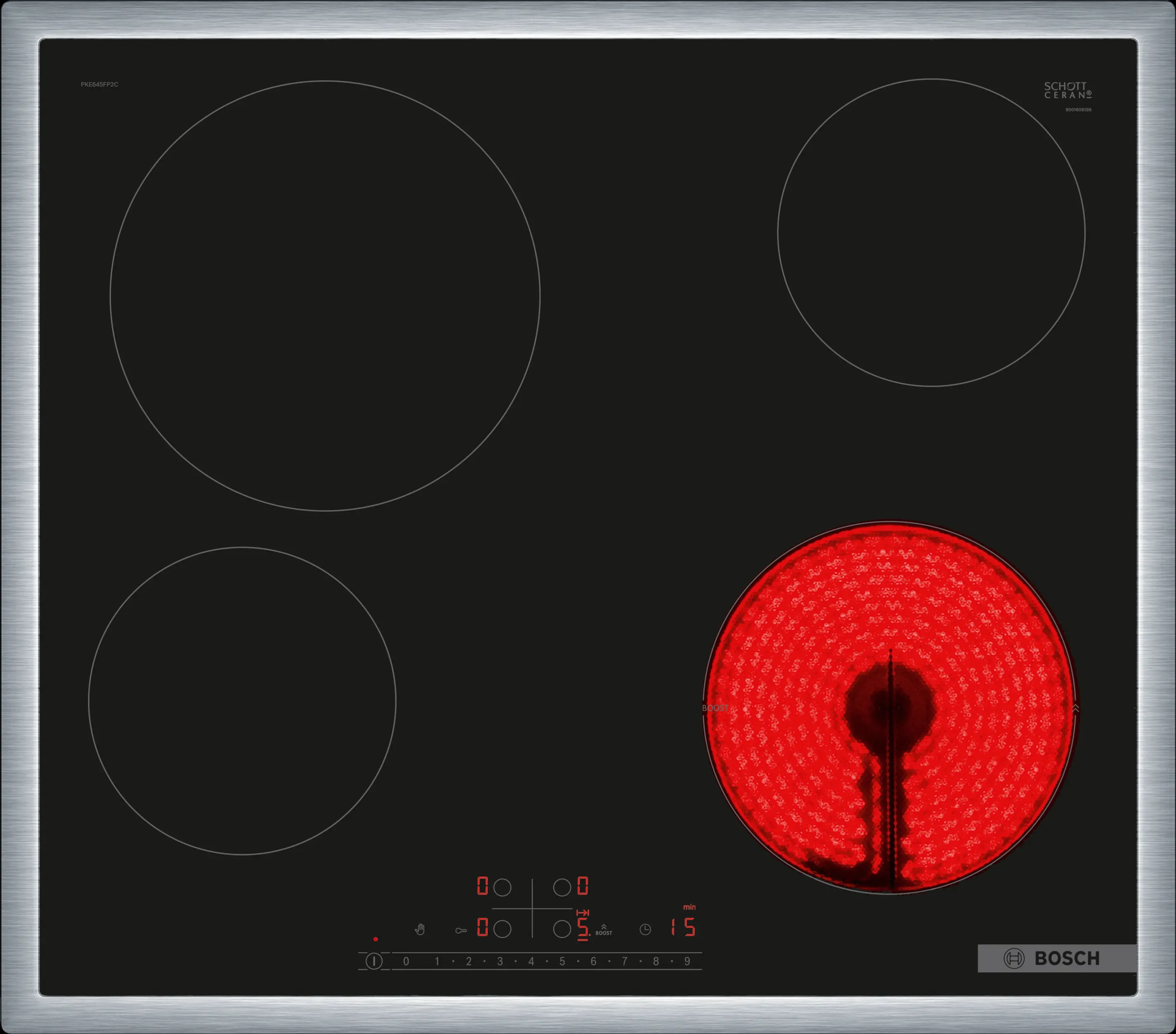 Steklokeramična plošča PKE645FP2E