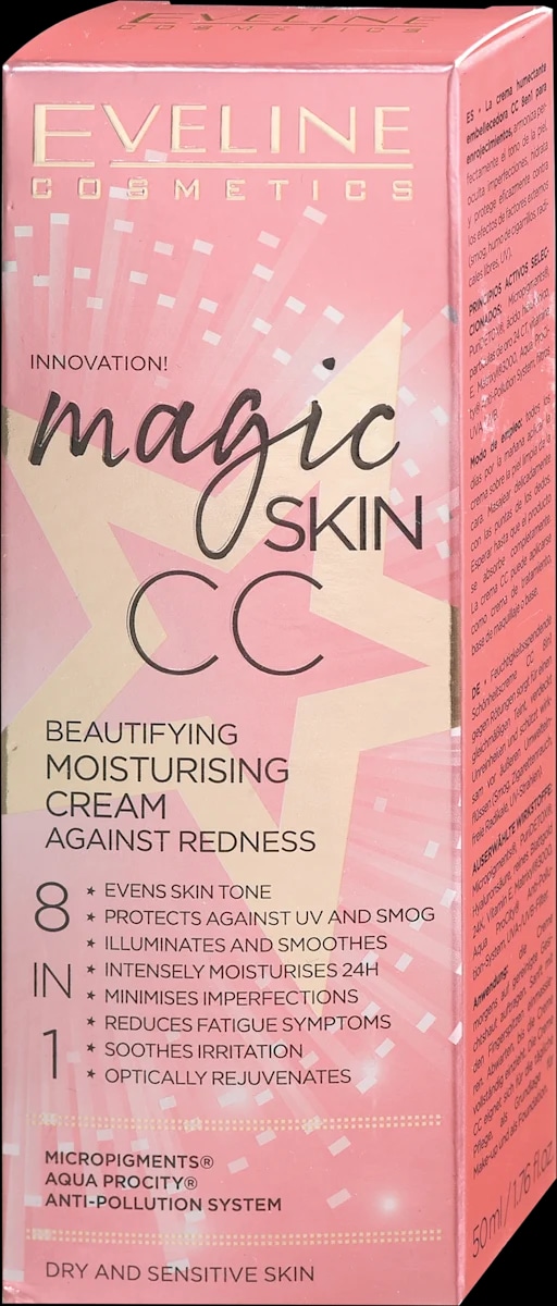 EVELINE COSMETICS Magic Skin CC obarvana krema za obraz 50 ml - Akcija v trgovini Dm