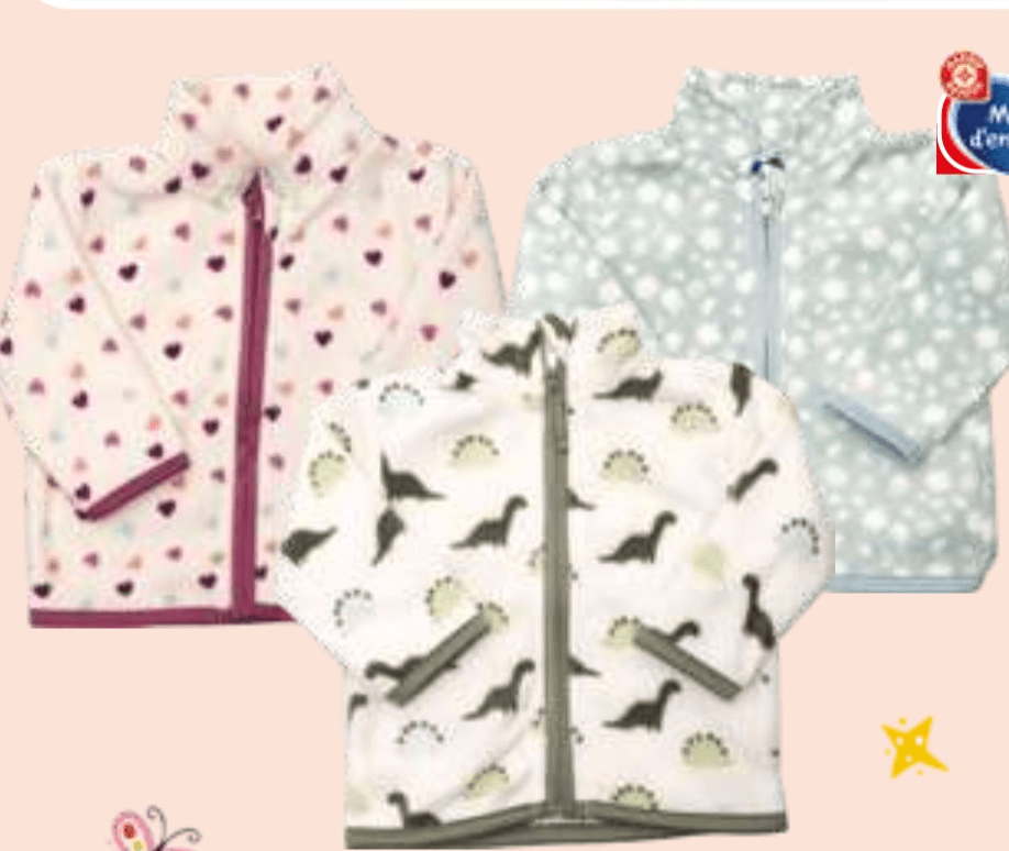 Deška ali dekliška jopa iz flisa - Akcija v trgovini E.Leclerc