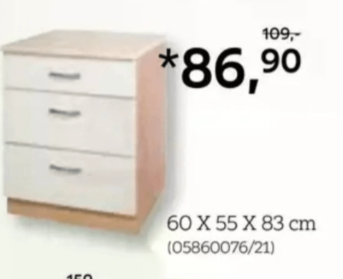 Kuhinjski spodnji element z predali